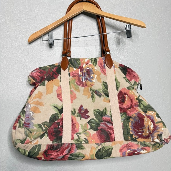 Vintage Gitano Floral Oversized Duffle Bag - Picture 3 of 4